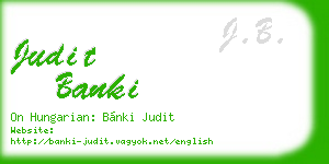 judit banki business card